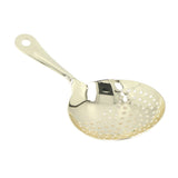 Cocktail Strainer Professional Stainless Steel Shell Cocktail Strainer for Bar Club Restaurant Gold - Side View