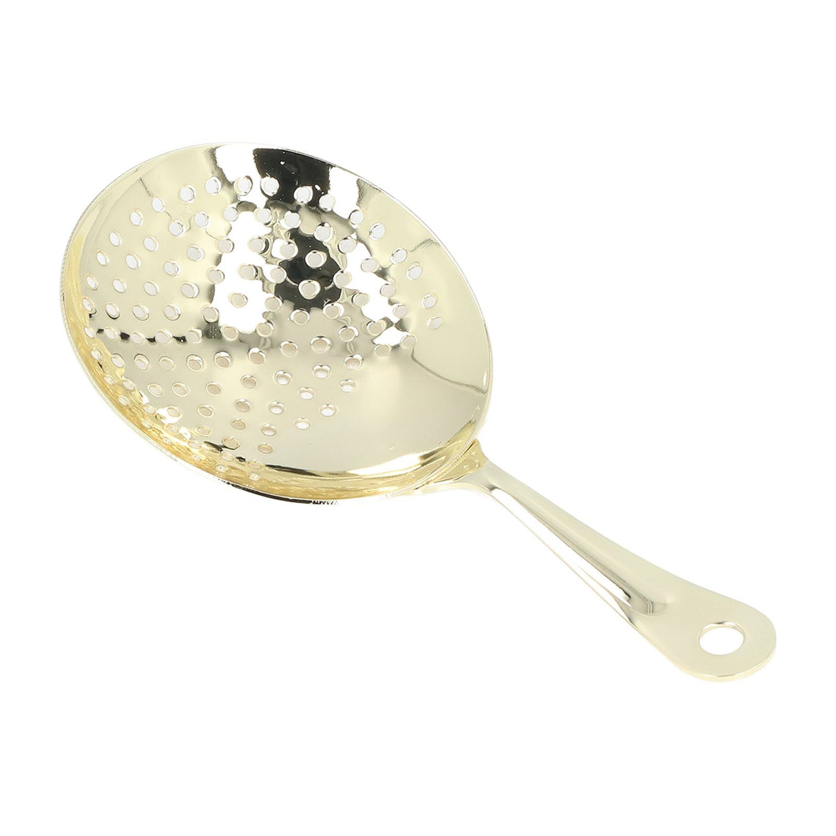 Cocktail Strainer Professional Stainless Steel Shell Cocktail Strainer for Bar Club Restaurant Gold