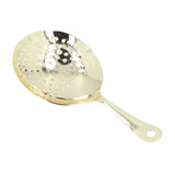 Cocktail Strainer Professional Stainless Steel Shell Cocktail Strainer for Bar Club Restaurant Gold