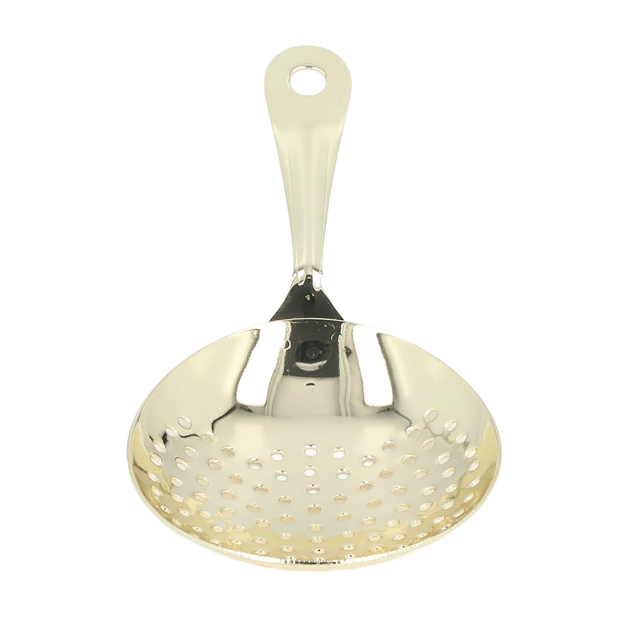 Cocktail Strainer Professional Stainless Steel Shell Cocktail Strainer for Bar Club Restaurant Gold