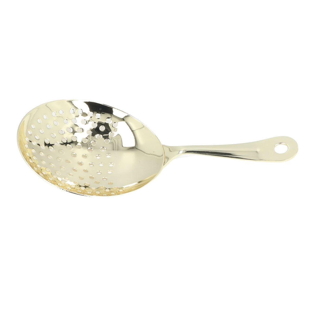 Cocktail Strainer Professional Stainless Steel Shell Cocktail Strainer for Bar Club Restaurant Gold
