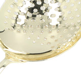 Cocktail Strainer Professional Stainless Steel Shell Cocktail Strainer for Bar Club Restaurant Gold