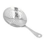 Cocktail Strainer Professional Stainless Steel Shell Cocktail Strainer for Bar Club Restaurant Silver