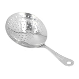 Cocktail Strainer Professional Stainless Steel Shell Cocktail Strainer for Bar Club Restaurant Silver - Top-Down View
