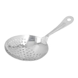 Cocktail Strainer Professional Stainless Steel Shell Cocktail Strainer for Bar Club Restaurant Silver - Low Angle