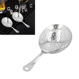 Cocktail Strainer Professional Stainless Steel Shell Cocktail Strainer for Bar Club Restaurant Silver