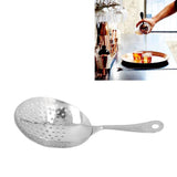 Cocktail Strainer Professional Stainless Steel Shell Cocktail Strainer for Bar Club Restaurant Silver - Extra Image