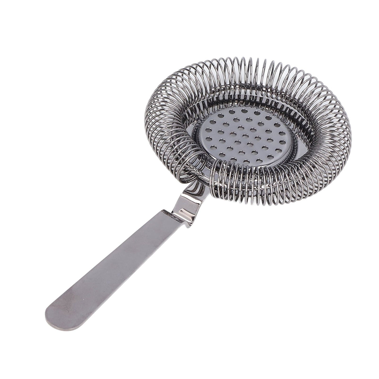 Bar Strainer Fine Filtering Professional Stainless Steel Cocktail Strainer for Bartending Restaurant Party Black Plated