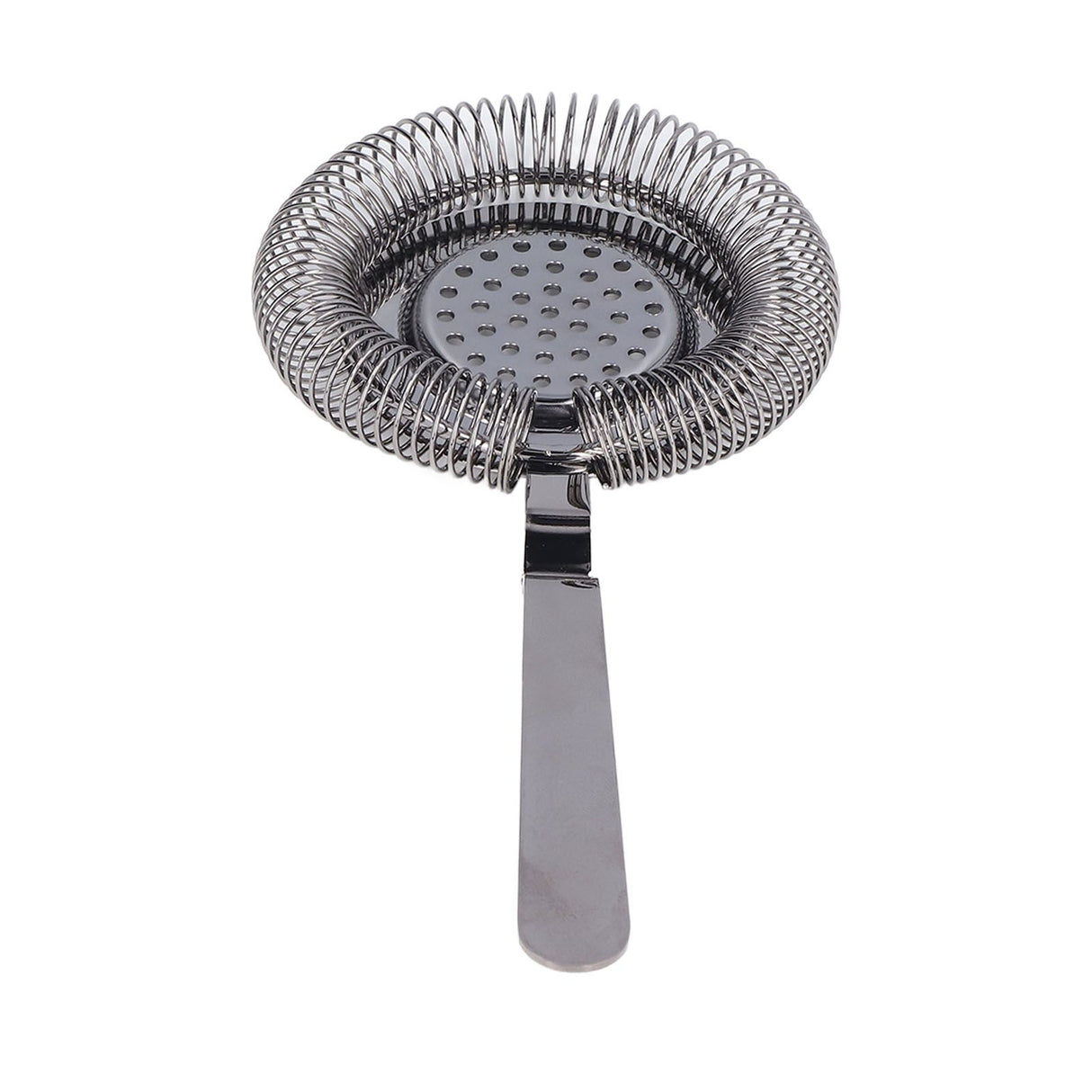 Bar Strainer Fine Filtering Professional Stainless Steel Cocktail Strainer for Bartending Restaurant Party Black Plated