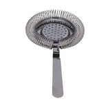 Bar Strainer Fine Filtering Professional Stainless Steel Cocktail Strainer for Bartending Restaurant Party Black Plated