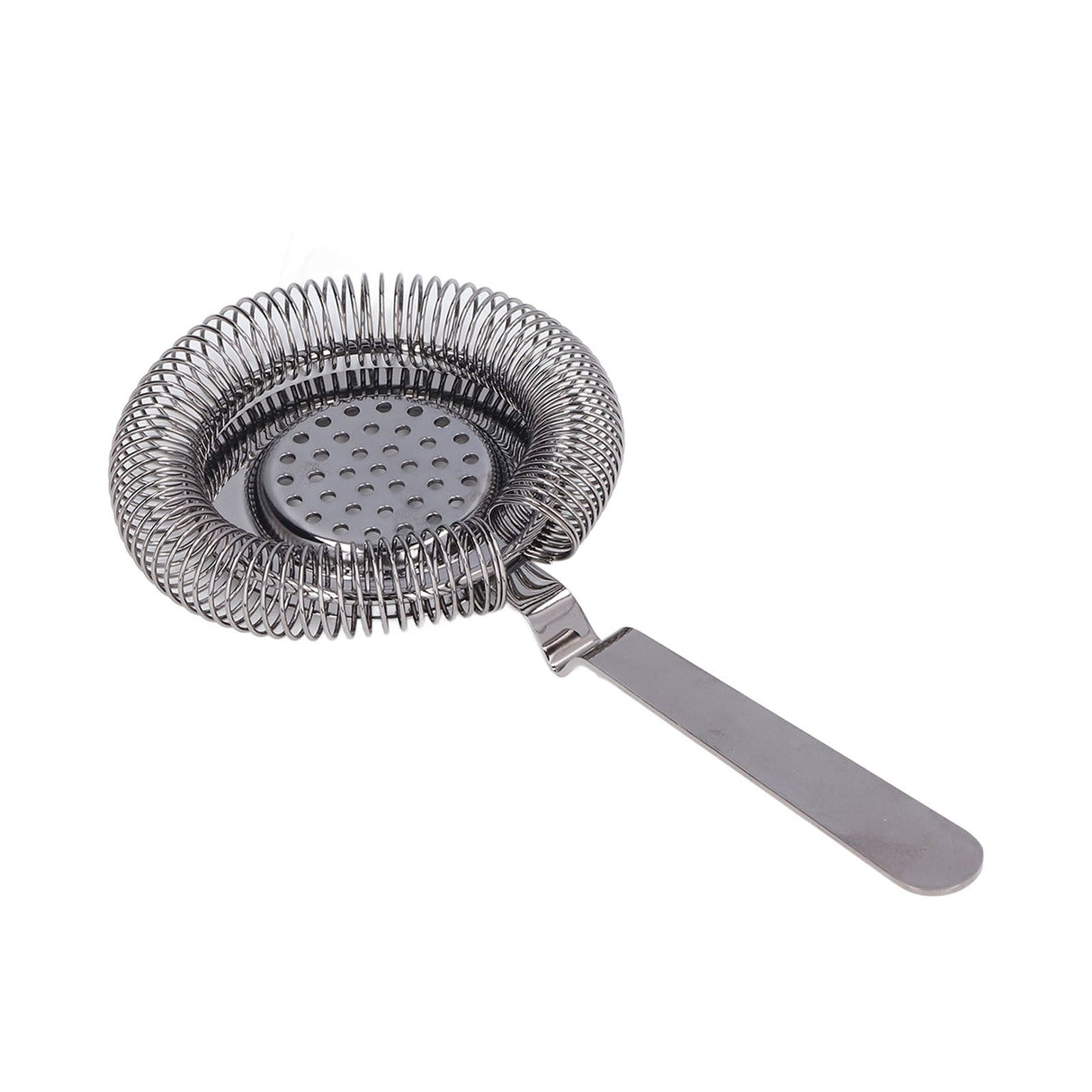 Bar Strainer Fine Filtering Professional Stainless Steel Cocktail Strainer for Bartending Restaurant Party Black Plated