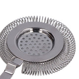 Bar Strainer Fine Filtering Professional Stainless Steel Cocktail Strainer for Bartending Restaurant Party Black Plated - Extra Image
