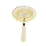 Bar Strainer Fine Filtering Professional Stainless Steel Cocktail Strainer for Bartending Restaurant Party Golden