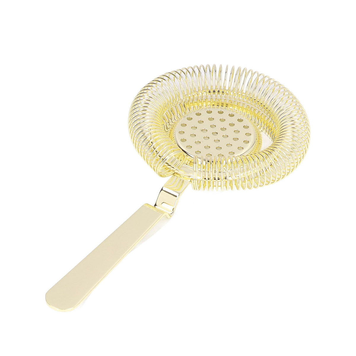 Bar Strainer Fine Filtering Professional Stainless Steel Cocktail Strainer for Bartending Restaurant Party Golden