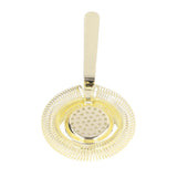 Bar Strainer Fine Filtering Professional Stainless Steel Cocktail Strainer for Bartending Restaurant Party Golden