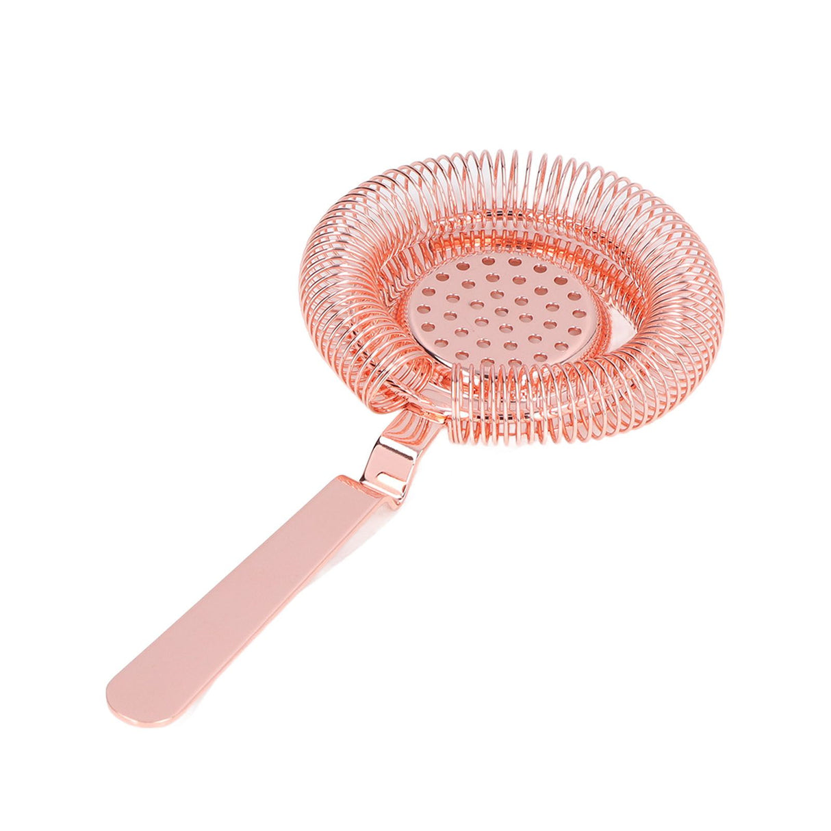 Bar Strainer Fine Filtering Professional Stainless Steel Cocktail Strainer for Bartending Restaurant Party Rose Golden