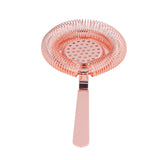 Bar Strainer Fine Filtering Professional Stainless Steel Cocktail Strainer for Bartending Restaurant Party Rose Golden