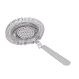 Bar Strainer Fine Filtering Professional Stainless Steel Cocktail Strainer for Bartending Restaurant Party Silver