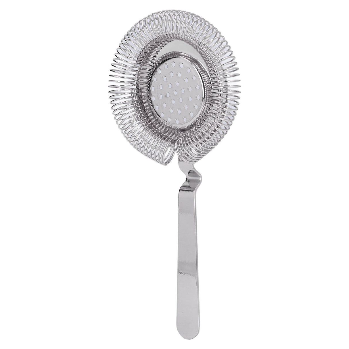 Bar Strainer Fine Filtering Professional Stainless Steel Cocktail Strainer for Bartending Restaurant Party Silver