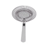 Bar Strainer Fine Filtering Professional Stainless Steel Cocktail Strainer for Bartending Restaurant Party Silver - Rear View