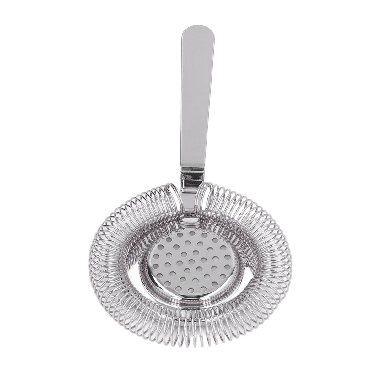 Bar Strainer Fine Filtering Professional Stainless Steel Cocktail Strainer for Bartending Restaurant Party Silver