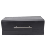 Bread Bin Large Capacity Save Countertop Space Bread Storage Container with Clamshell Door for Home Kitchen Office Dark Grey