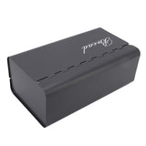 Bread Bin Large Capacity Save Countertop Space Bread Storage Container with Clamshell Door for Home Kitchen Office Dark Grey
