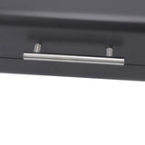 Bread Bin Large Capacity Save Countertop Space Bread Storage Container with Clamshell Door for Home Kitchen Office Dark Grey - Extra Image