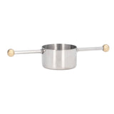 Stainless Steel Measuring Cup Multipurpose Double Ball Bartending Measuring Cup for Home Bar - Front View
