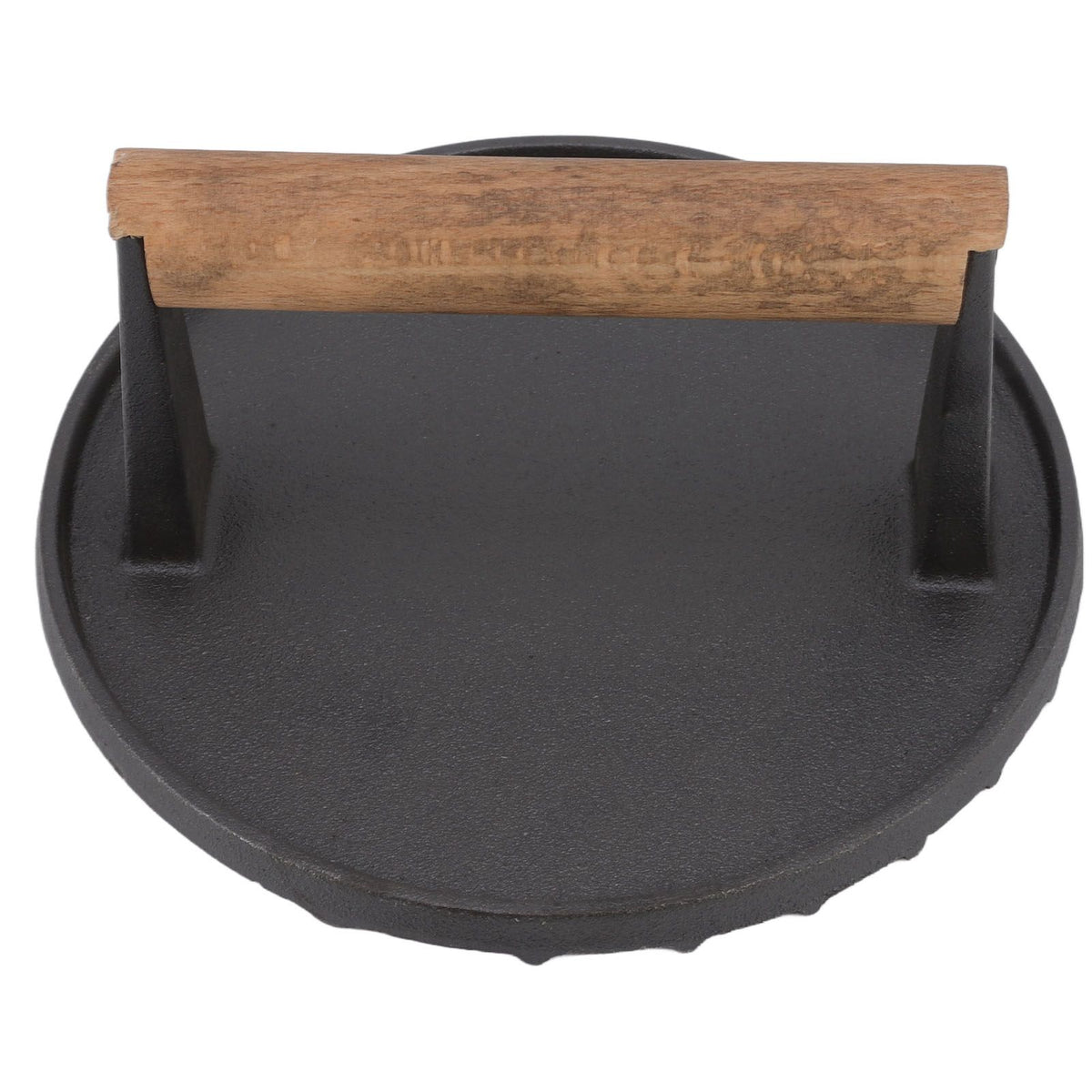 Cast Iron Grill Press Round Heavy Duty 3 Lbs Prevent Scalding Burger Press with Handle for Kitchen