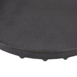 Cast Iron Grill Press Round Heavy Duty 3 Lbs Prevent Scalding Burger Press with Handle for Kitchen