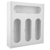 Food Storage Bag Container Bamboo Polished Finish Drawer Design Food Bag Storage Box for Kitchen Home White