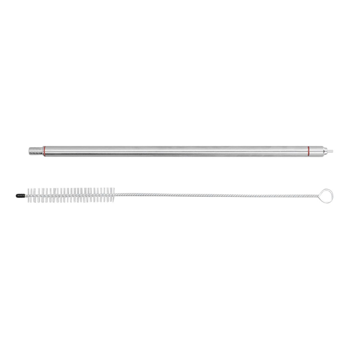 Beer Bottle Filler Set 304 Stainless Steel Spring Loaded Bottle Filler with Cleaning Brush for Home Brewing