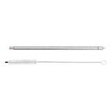 Beer Bottle Filler Set 304 Stainless Steel Spring Loaded Bottle Filler with Cleaning Brush for Home Brewing