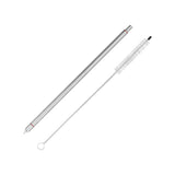 Beer Bottle Filler Set 304 Stainless Steel Spring Loaded Bottle Filler with Cleaning Brush for Home Brewing