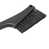 Coffee Brush Both Ends Removable Bottom Hanging Hole Design Round Handle Soft Elongated Brush Cleaner for Cafe - Extra Image