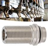 55mm Beer Tap Locking Flange G5/8 Draft Beer Flange Rod for Adjustable Keg Beer Dispenser Home Brewing