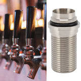55mm Beer Tap Locking Flange G5/8 Draft Beer Flange Rod for Adjustable Keg Beer Dispenser Home Brewing