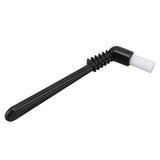 Coffee Machine Cleaning Brush Tool Coffee Machine Nylon Brush Cleaner for Home Kitchen Short Shank Elbow A0013 19.5cm - Side View