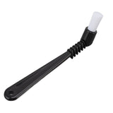 Coffee Machine Cleaning Brush Tool Coffee Machine Nylon Brush Cleaner for Home Kitchen Short Shank Elbow A0013 19.5cm - Top-Down View