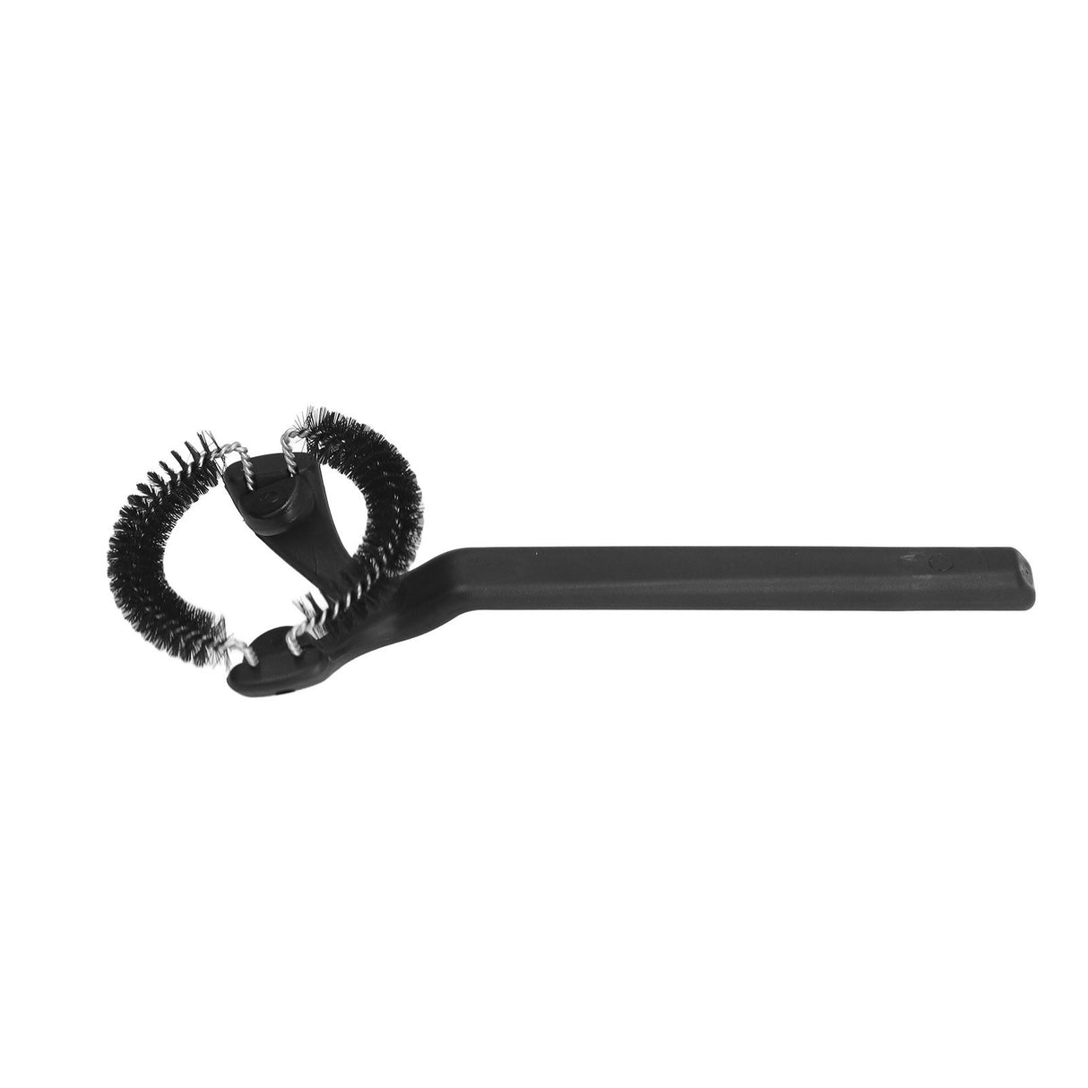 Coffee Machine Cleaning Brush Detachable Round Elbow Coffee Brush Short Handle Brew Head Cleaning Tools 58mm 21x7.8cm