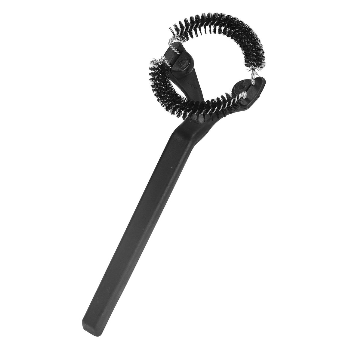 Coffee Machine Cleaning Brush Detachable Round Elbow Coffee Brush Short Handle Brew Head Cleaning Tools 58mm 21x7.8cm