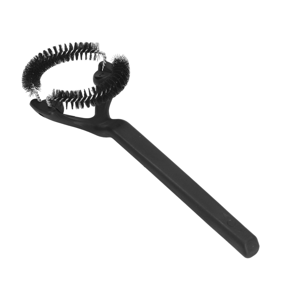 Coffee Machine Cleaning Brush Detachable Round Elbow Coffee Brush Short Handle Brew Head Cleaning Tools 58mm 21x7.8cm