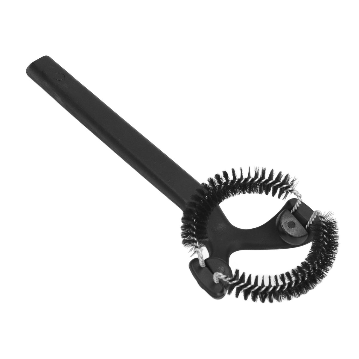 Coffee Machine Cleaning Brush Detachable Round Elbow Coffee Brush Short Handle Brew Head Cleaning Tools 58mm 21x7.8cm