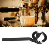 Coffee Machine Cleaning Brush Detachable Round Elbow Coffee Brush Short Handle Brew Head Cleaning Tools 58mm 21x7.8cm