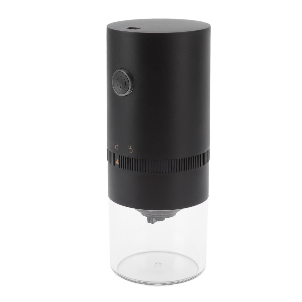 Electric Coffee Grinder USB Charging Black Simple Operation Coffee Bean Grinder for Home Camping Travel 3.7V 13W