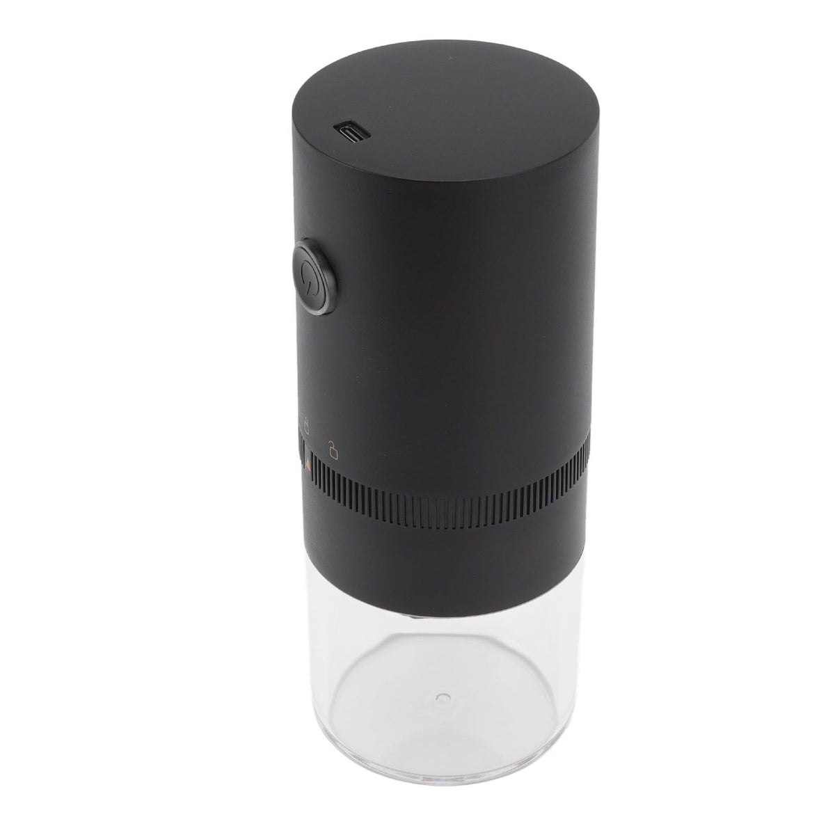 Electric Coffee Grinder USB Charging Black Simple Operation Coffee Bean Grinder for Home Camping Travel 3.7V 13W