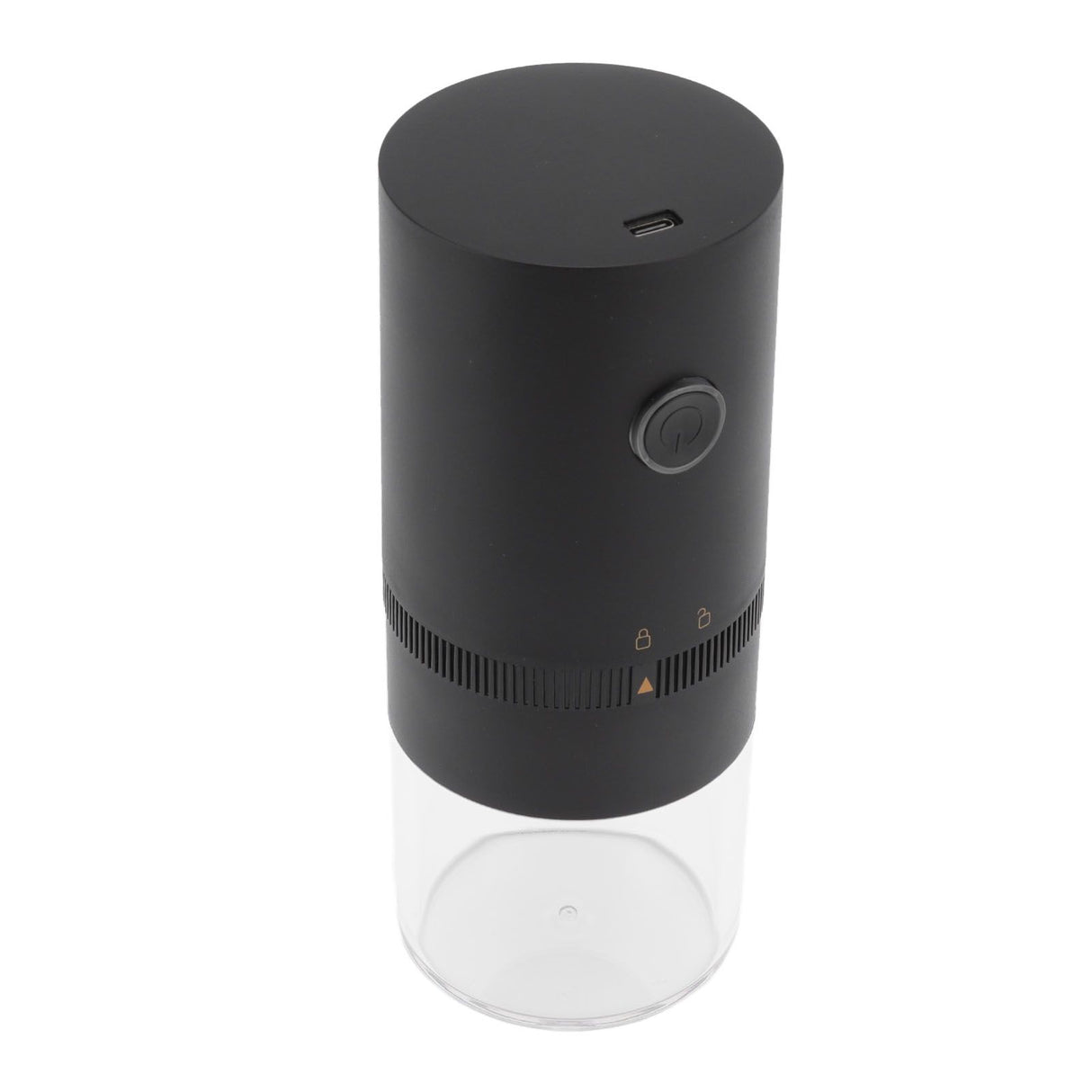 Electric Coffee Grinder USB Charging Black Simple Operation Coffee Bean Grinder for Home Camping Travel 3.7V 13W