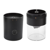 Electric Coffee Grinder USB Charging Black Simple Operation Coffee Bean Grinder for Home Camping Travel 3.7V 13W - Low Angle