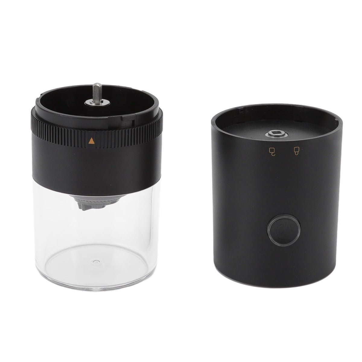 Electric Coffee Grinder USB Charging Black Simple Operation Coffee Bean Grinder for Home Camping Travel 3.7V 13W